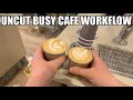 POV- 1 hour of uncut barista workflow