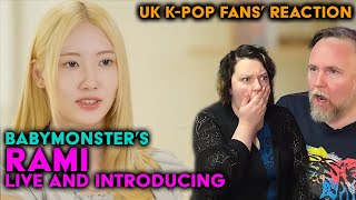 Babymonster - Rami - Live and Introduction - UK K-Pop Fans Reaction