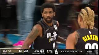 Kyrie lrving Highlight Dunk !!! Nets vs Pelicans April 7, 2020-21 NBA Season ( MUST WATCH)