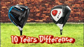 10 Years Difference! TAYLORMADE SIM2 DRIVER VS R11S Driver - how much difference in 10 Years!?