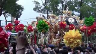 平成24年度 松原八幡神社 秋季例大祭 宵宮 八家vs東山vs木場