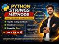 Python String Methods Explained for Beginners | Master String Manipulation