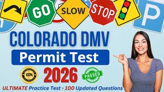 Ultimate Colorado DMV Permit Practice Test 2026 | Real DMV Questions & Answers | Learners Permit