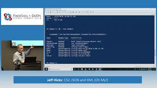 CSV, JSON and XML (Oh My!) by Jeff Hicks