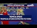 Tropical Depression Four expected to strengthen