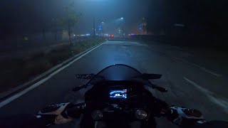 Riding Home in Dense Fog: A Dark and Eerie Journey