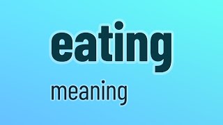 Eating - 73 English Vocabulary Flashcards