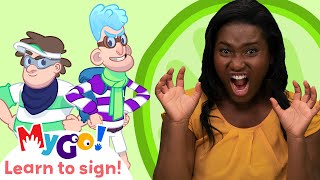 Learn Sign Language with Morphle! | The Scary Animal Bandits |  MyGo! | ASL for Kids