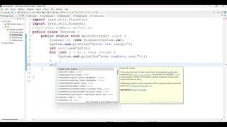 Java Code to Generate Even Numbers within N