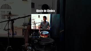 Ajuste de Cimbra #videoshorts #bateria #tutorialyoutube #viral #drums #tutorial #afinación