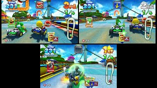 Mario Kart arcade GP DX 3 player 60fps