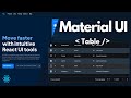 Data Tables - Learn Material UI Components in React