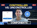 #47: React Controlled vs Uncontrolled Components: Master React Forms with Notes and Code Examples