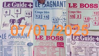 LE GAGNANT + LE BOSS + LE GUIDE + DE MARDI 07/01/2025. 💯✌️💯👍💯🫡🫡💯❤️💯👍💯✌️👍✌️🫡🫡