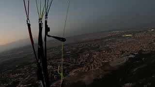 Gece Uçuşu - Kütahya Yamaç Paraşütü.  21.08.2024 #paragliding