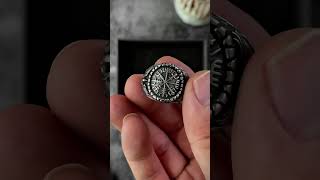 Vintage Viking Compass Ring