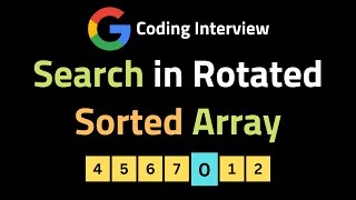 Search In Rotated Sorted Array - LeetCode 33 - Binary Search