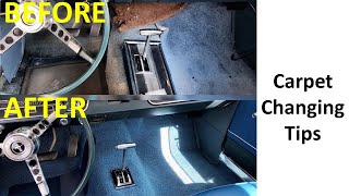 Carpet Replacement Tips 1965 Mustang and my NewAir Beer Froster