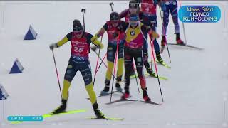 BIATHLON 2024/2025 MASS START FEMMES RUHPOLDING 2025