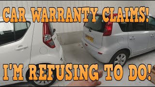 These customers wanted to claim under Used Car Warranty. I said NO!