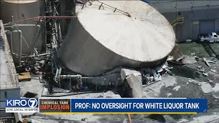 White liquor tank at center of deadly Longview implosion not inspected by state, experts say