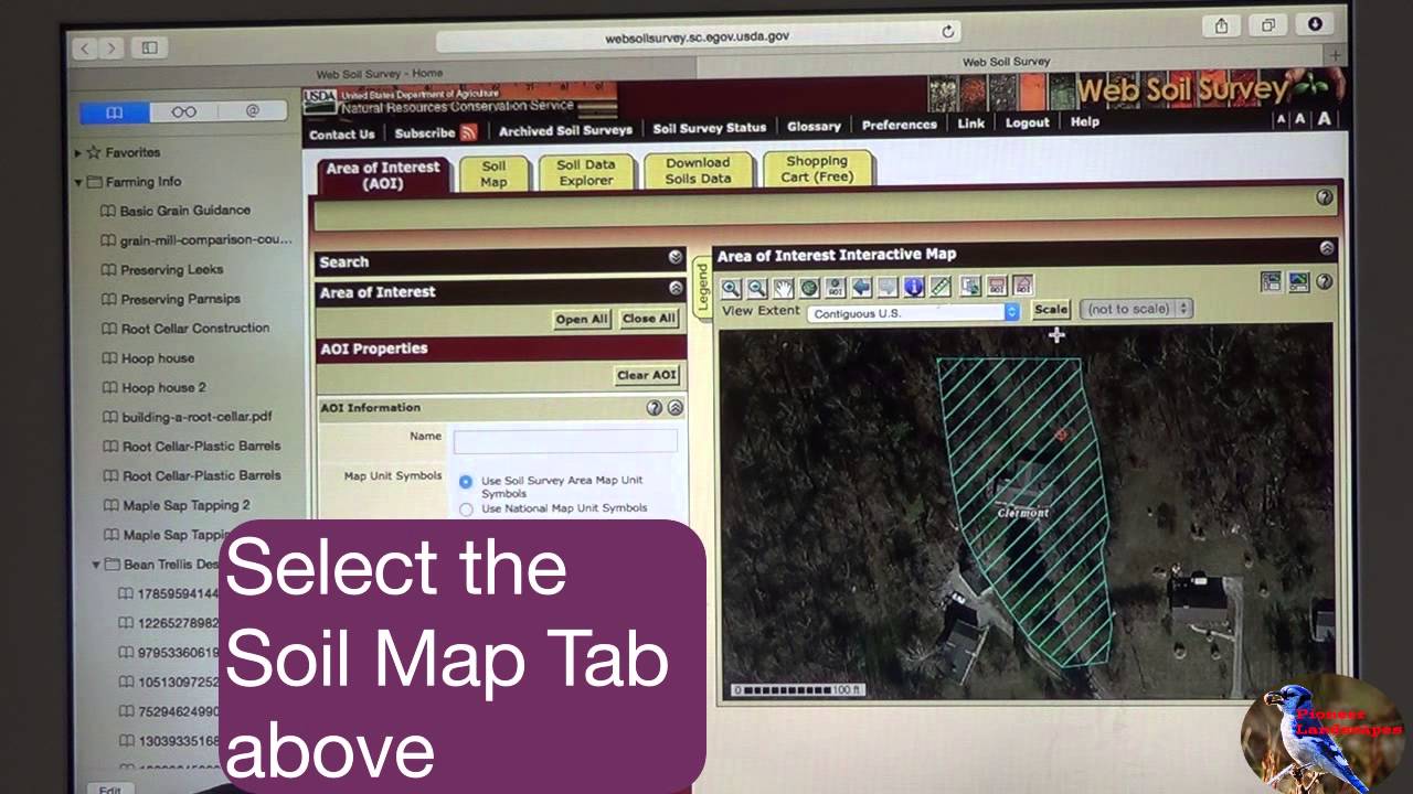 Basic Web Soil Survey Tutorial - YouTube