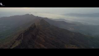 The King | Rajgad Fort | Suvela Machi | Aerial Sahyadri