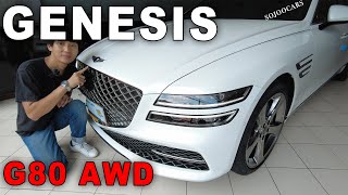 2021 Genesis G80 AWD the best Midsize Sedan - [SoJooCars]