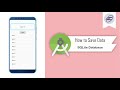How to Save Data in SQLite Database in Android Studio | SQLiteDatabase | Android Coding