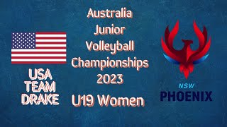 AJVC 2023 U19 WOMEN NSW NAVY v USA DRAKE