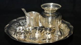 meesho german silver pooja thali #germensilver #poojathali #ytshorts #trending #meeshohaul #pooja