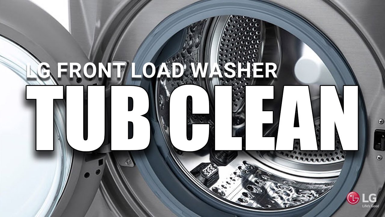 How To Clean Your LG Washing Machine Tub - YouTube