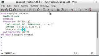 Modern Fortran by Example (7) Gnuplot Part 1
