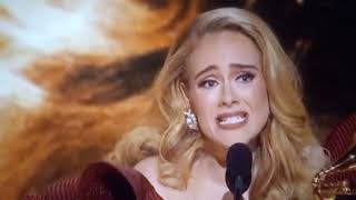 Adele won Grammy for 'Easy on me' ✨✨✨#grammy #grammy2023 #adele #easyonme