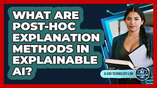 What Are Post-hoc Explanation Methods In Explainable AI? - AI and Technology Law