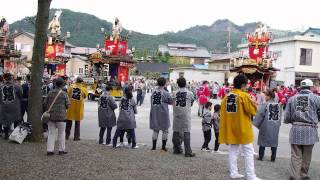 下仁田秋まつり　諏訪神社前広場での競演　その１