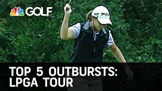 Top 5 Outbursts LPGA Tour | Golf Channel