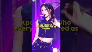 Kpop idols who Everyone Feared as Trainees || #soyeon #gidle #jennie #blackpink #kpop #shorts