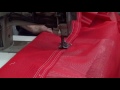 manufacturing a mesh flip tarp