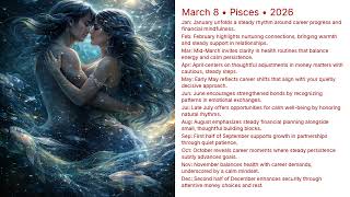 March 8 Birthday Horoscope 2026 | Born Today Astrology Prediction | Pisces or Aries Season Insights