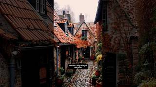 Flemish Béguinages, Belgium (UNESCO Heritage Site) #unesco #shorts #heritage