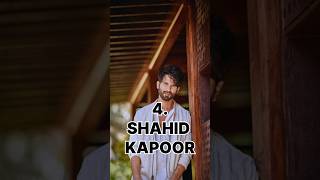 Top 5 🖐 Handsome men of India {Actors} #shahidkapoor #top5 #rithikroshan #shorts #viral  #handsome