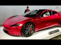 tesla roadster at the petersen automotive museum