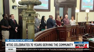 WTOC receives proclamation from City of Savannah for 70 years of service