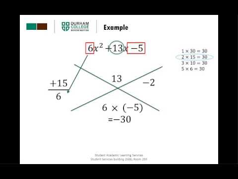 Bottoms Up Factoring Method - YouTube