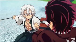 Tanjiro le da un cabezazo al Pilar de Viento | Kimetsu no Yaiba | Español Latino