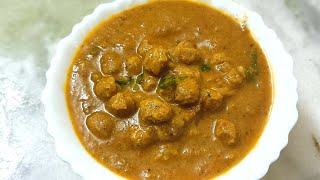 Chettinad soya gravy/செட்டிநாடு சோயா குருமா/Soya gravy recipe in Tamil/Chapathi side dish.