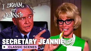 Jeannie Impresses General Peterson | I Dream Of Jeannie