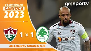 FLUMINENSE 1 X 1 BOA VISTA | MELHORES MOMENTOS | 4ª RODADA CARIOCA 2023 | ge.globo