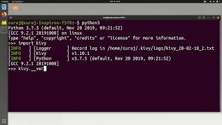 Python Import Error Module Not Found Error : No Module Named Kivy